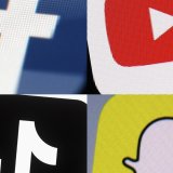 Facebook, X, Youtube et autres réseaux sociaux seront les premiers visés en cas de pénurie d'électricité (archives) KEYSTONE/AP